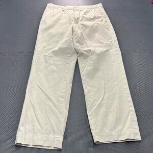 Ralph Lauren Polo White Cotton Mens Straight-Leg Dress Pants Size 32x30